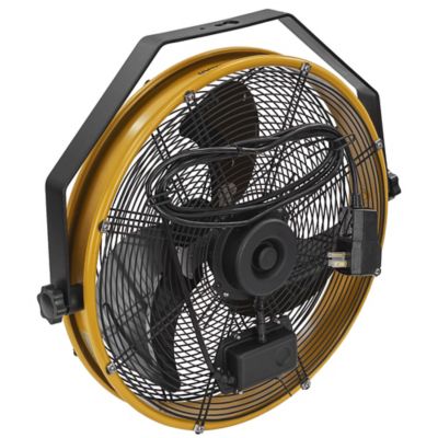 Image showing 2 th Caterpillar High-Velocity Indoor Outdoor Ipx4 Rated Wall and Ceiling Shroud Fan, HVOD-18S-NG