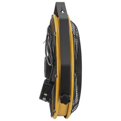 Image showing 9 th Caterpillar High-Velocity Indoor Outdoor Ipx4 Rated Wall and Ceiling Shroud Fan, HVOD-18S-NG