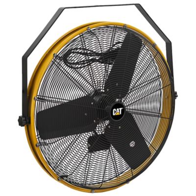 Image showing 6 th Caterpillar High-Velocity Indoor Outdoor Ipx4 Rated Wall and Ceiling Shroud Fan, HVOD-30S-NG