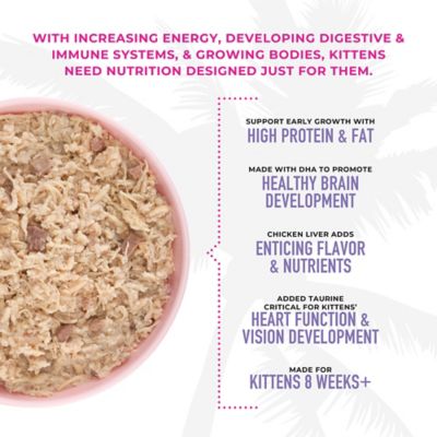 Image showing  Baby Kitten Chicken and Egg Recipe Wet Cat Food, 2.4 oz.