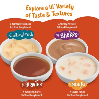 Image showing 8 th Purina Friskies Lil Soups Variety Pack Cat Food Toppers, 1.2 oz. 18 pk.