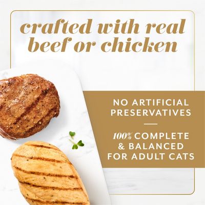 Image showing  Gems Chicken and Beef Collection Wet Cat Food, 3 oz., 16 count