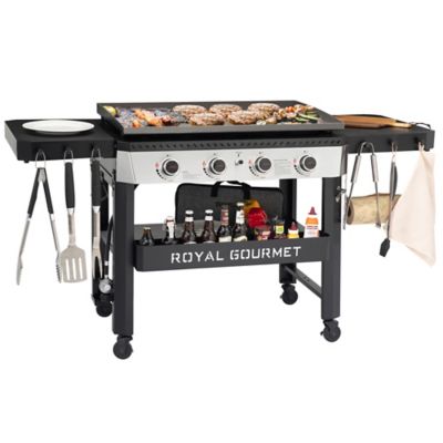 Royal Gourmet 4 - Burner Liquid Propane Gas Griddle With Cover