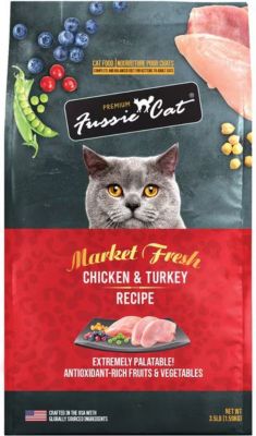 Fussie Cat Market Fresh Chicken and Turkey Recipe Dry Cat Food