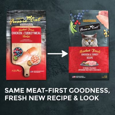 Image showing  Market Fresh Chicken and Turkey Recipe Dry Cat Food