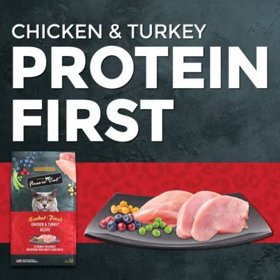 Image showing  Market Fresh Chicken and Turkey Recipe Dry Cat Food