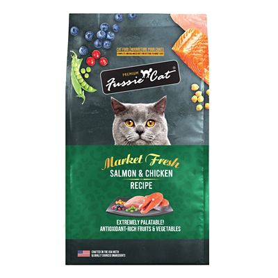 Fussie Cat Market Fresh Salmon and Chicken Recipe Dry Cat Food