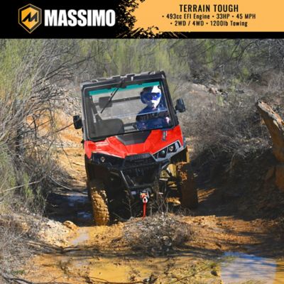Image showing  T-Boss 550L fully enclosed UTV - Red