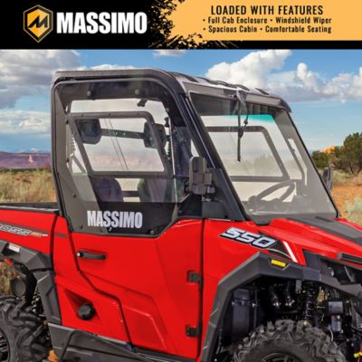 Image showing 5 th Massimo T-Boss 550L Fully Enclosed UTV, Red