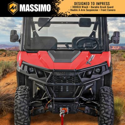 Image showing 6 th Massimo T-Boss 550L Fully Enclosed UTV, Red
