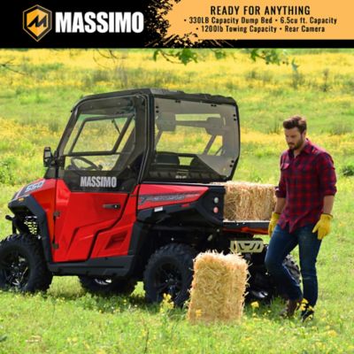 Image showing 7 th Massimo T-Boss 550L Fully Enclosed UTV, Red