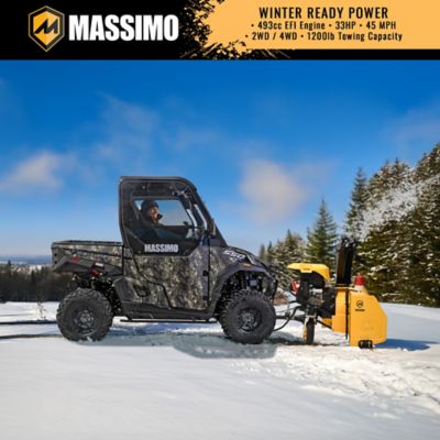Image showing  T-Boss 550L Fully Enclosed UTV with Heater and Snow Blower