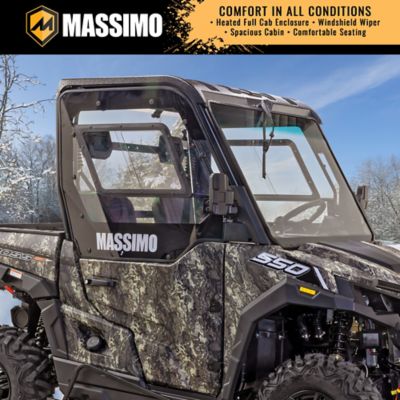 Image showing 5 th Massimo T-Boss 550L Fully Enclosed UTV with Heater and Snow Blower