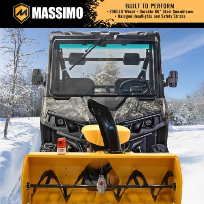 Image showing 6 th Massimo T-Boss 550L Fully Enclosed UTV with Heater and Snow Blower