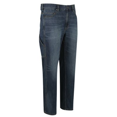 Image showing  Men's Relaxed Fit Mid-Rise Denim Utility Jeans