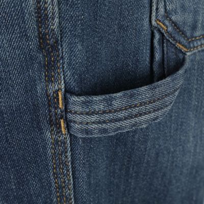 Image showing  Men's Relaxed Fit Mid-Rise Denim Utility Jeans