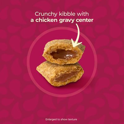 Image showing  Gravy Bursts Savory Chicken Flavor Mix with Gravy Filled Pieces, Dry Cat Food, 13.5 lb. Bag