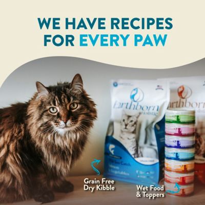 Image showing 7 th Earthborn Holistic All Life Stages Grain-Free Indoor Formula Wild Sea Catch Dry Cat Food