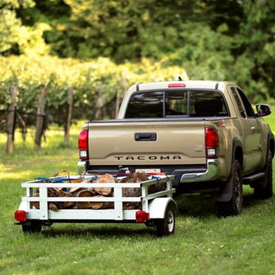 Image showing  4 x 4 Kit Trailer with Side Rails and Plank Floor