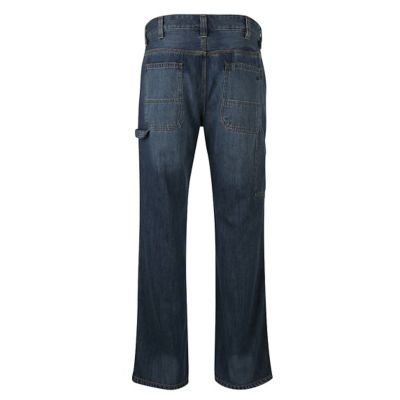 Image showing  Men's Relaxed Fit Mid-Rise Denim Utility Jeans
