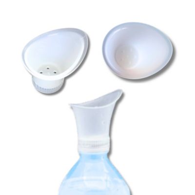 Wash + Out Eye Rinse Cup Screws Onto a Water Bottle, Comfortable and Easy-to-Use First Aid Eye Care Solution, 10 pk.