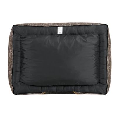 Image showing  Camo Rectangular Bolster Pet Bed