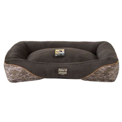 Image showing  Camo Rectangular Bolster Pet Bed