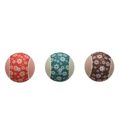 MuttNation Fueled by Miranda Lambert Little Red Wagon Tennis Ball Dog Fetch Toys, 3 pk.