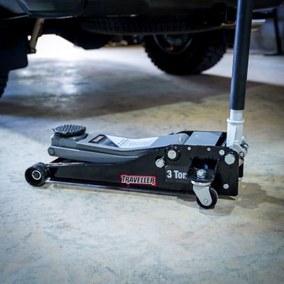 Image showing 9 th Traveller 3-Ton Low-Profile Dual Pump Garage Jack