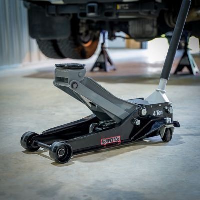 Image showing  4-Ton Low-Profile Dual Pump Garage Jack