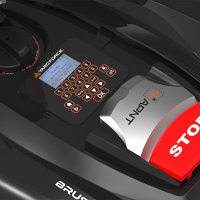 Image showing 5 th Yard Force Revola X4E Robot Lawn MowerWi-Fi/App, 100-min Runtime, 9 in. Cut, 5 Heights, Charging Station & Boundary Kit