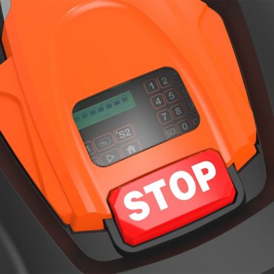 Image showing  NX100i Robot Lawn MowerWi-Fi/App Control, 1/4-Acre Coverage, 90-min Run, 5-Pos Height, Boundary Kit