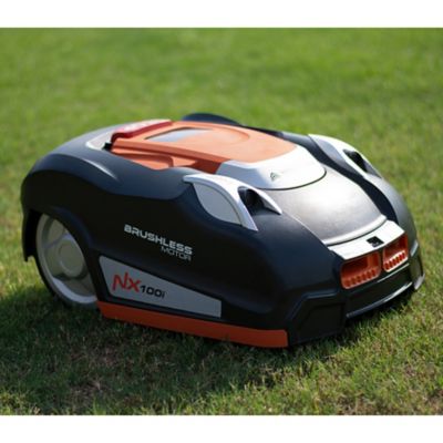 Image showing 5 th Yard Force NX100i Robot Lawn MowerWi-Fi/App Control, 1/4-Acre Coverage, 90-min Run, 5 Position Height, Boundary Kit