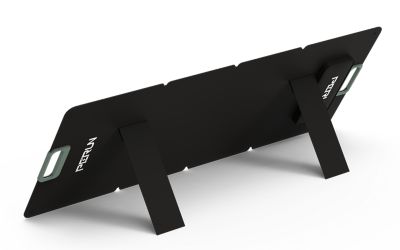 Image showing  100W Portable Folding Solar PanelUp to 23% Efficiency, USB-C, Kickstands, Waterproof, Carry Pouch