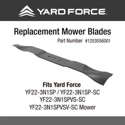 Image showing 6 th Yard Force 22 in. Steel Deck Gas Lawn Mower YF22-3N1-SP, 150cc Briggs & Stratton EX625, RWD, 3-in-1, Self-propelled