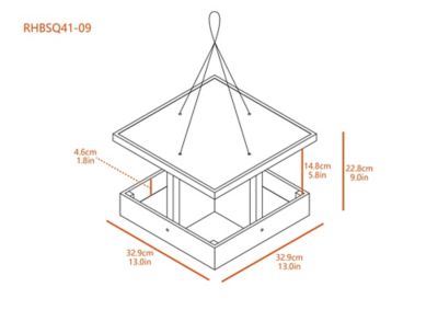 Image showing  Feathered Friends, Beak Buffet Bird Feeder
