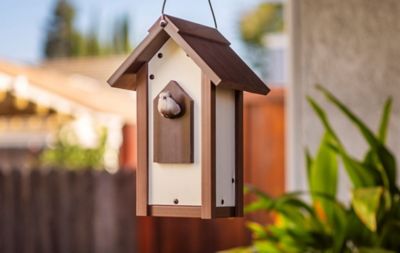 New Age Pet Feathered Friends, A-Frame Retreat Bird House, Small