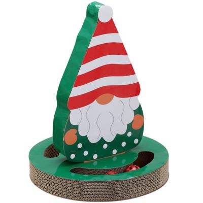 Image showing  Holiday Gnome Cardboard Cat Scratcher