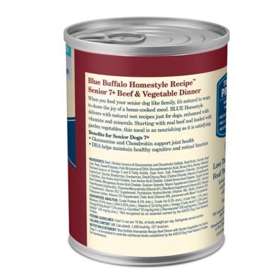 Image showing  Senior 7+ Beef and Vegetable Dinner Wet Dog Food, 12.5 oz.