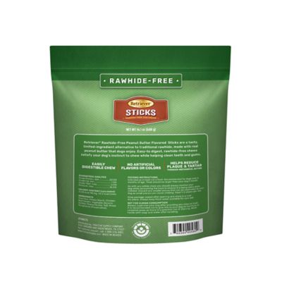 Image showing  Peanut Butter Flavor Rawhide-Free Dog Chew Sticks, 40 ct.