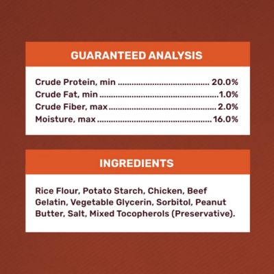 Image showing  Peanut Butter Flavor Rawhide-Free Dog Chew Sticks, 40 ct.