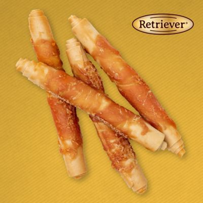 Image showing  Large Chicken-Wrapped Rolls Rawhide-Free Dog Chew Treats, 7 in., 4 ct.