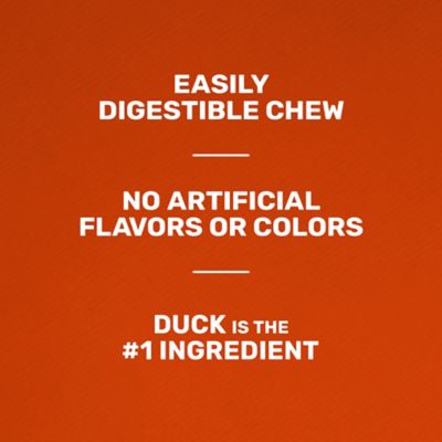 Image showing  Large Duck-Wrapped Rolls Rawhide-Free Dog Chew Treats, 7 in., 4 ct.