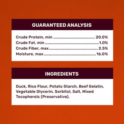 Image showing  Large Duck-Wrapped Rolls Rawhide-Free Dog Chew Treats, 7 in., 4 ct.