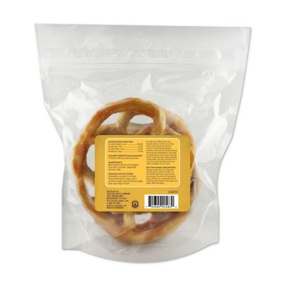 Image showing  5 in. Chicken-Coated Collagen Pretzel Dog Chew Treats, 4 ct.