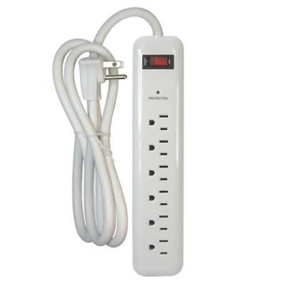 PRIME 1,000-Joules Surge Protector, 6 Outlets, 8 ft. Cord, PB802126
