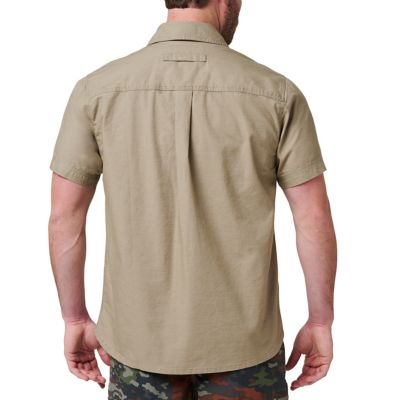 Image showing 2 th Lucky Brand Workwear Men's Short Sleeve Slub Canvas Shirt