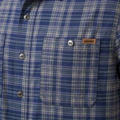 Image showing  Men's Short Sleeve Printed Plaid Workshirt