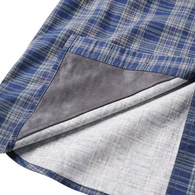 Image showing  Men's Short Sleeve Printed Plaid Workshirt