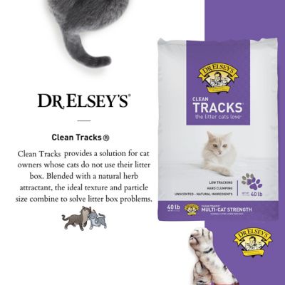 Image showing  Clean Tracks Clumping Clay Cat Litter, 40 lb. Bag
